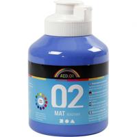 A-Color acrylverf mat 500ml blauw