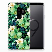 Samsung Galaxy S9 Plus TPU Case Orchidee Groen - thumbnail