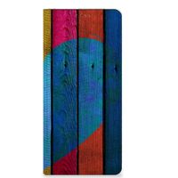 OPPO X6 Pro Book Wallet Case Wood Heart - Cadeau voor je Vriend