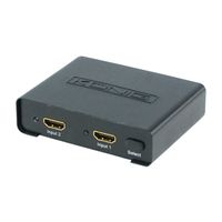 HDMI switch met versterker 2-poorts - thumbnail