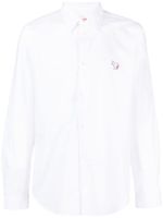 PS Paul Smith chemise à logo imprimé - Blanc