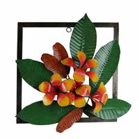 Metalen Wanddecoratie Frangipani Pisang - thumbnail