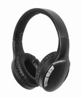 Gembird BTHS-01-BK hoofdtelefoon/headset Bedraad en draadloos Hoofdband Oproepen/muziek Micro-USB Bluetooth Zwart - thumbnail