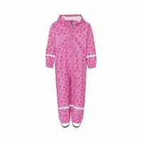 Playshoes regenpak overall Hartjes Fuchsia Maat - thumbnail