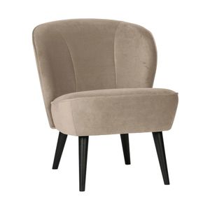 Woood Sara fauteuil fluweel Khaki