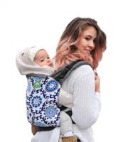 Luna Dream draagzak Standard Indian katoen wit/blauw/paars