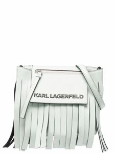 Karl Lagerfeld mini sac K/Fringe Hobo - Vert