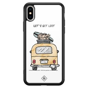 iPhone XS Max glazen hardcase - Let's get lost