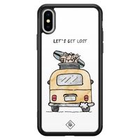 iPhone XS Max glazen hardcase - Let's get lost - thumbnail