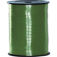 Groen cadeau sier lint 500 meter x 5 milimeter breed