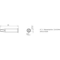 Weller XT-C Soldeerpunt Beitelvorm Grootte soldeerpunt 3.2 mm Inhoud: 1 stuk(s)