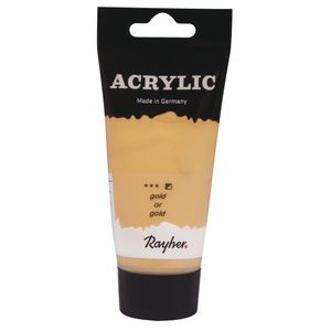 Gouden acrylverf/hobbyverf op waterbasis 75 ml   -