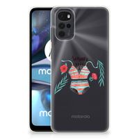 Motorola Moto G22 Telefoonhoesje met Naam Boho Summer