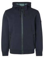 Sweater hood full zipper double fab night