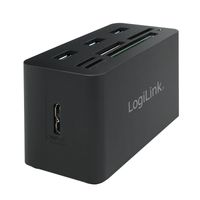 LogiLink CR0042 interface hub USB 3.2 Gen 1 (3.1 Gen 1) Type-A 5000 Mbit/s - thumbnail