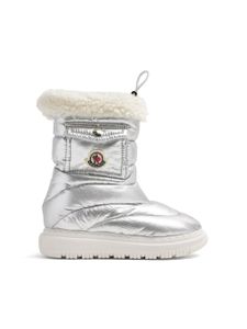 Moncler Enfant après-ski à patch logo - Argent