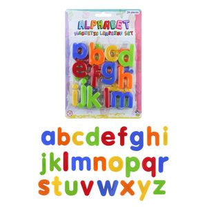 2x setjes Gekleurde magnetische alfabet speelgoed letters 26 stuks 4 cm