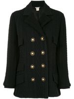 Versace Pre-Owned veste à boutonnière croisée Medusa - Noir