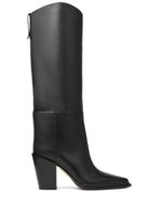 Jimmy Choo bottes Cece à bout pointu 80 mm - Noir - thumbnail