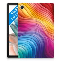 Back Cover voor Samsung Galaxy Tab A8 2021/2022 Regenboog