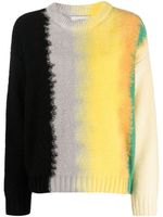 Laneus gradient-effect fine-knit jumper - Jaune - thumbnail