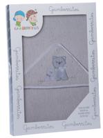 Gamberritos badcape hondjes 100 x 100 cm badstof