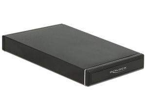 DeLOCK 47226 behuizing voor opslagstations HDD-/SSD-behuizing Zwart 2.5"