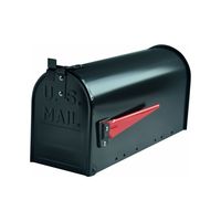 Amerikaanse brievenbus US Mailbox - aluminium zwart - thumbnail