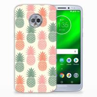 Motorola Moto G6 Plus Siliconen Case Ananas