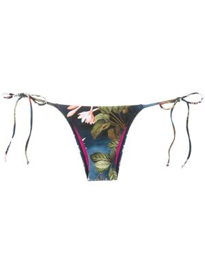 Lygia & Nanny bas de bikini Thai imprimé - Bleu