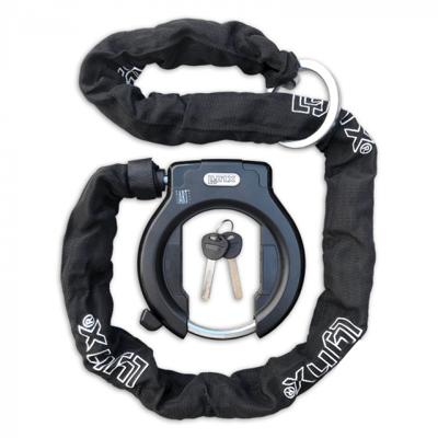 Lynx ringslot met ketting Lazo ART 2 120 cm staal zwart Lynx ringslot met ketting Lazo ART 2 120 cm staal zwart