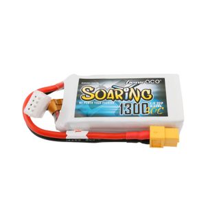 GensAce Lipo 30c 11,1 volt 1300mah met XT60 stekker