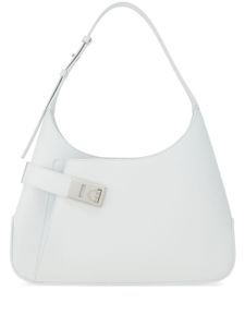 Ferragamo grand sac porté épaule Hobo en cuir - Blanc