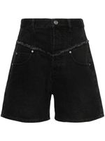 ISABEL MARANT short en jean Oreta - Noir - thumbnail