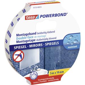 tesa MIRROR 55733-00010-04 Montagetape tesa Powerbond Wit (l x b) 5 m x 19 mm 1 stuk(s)