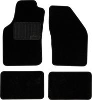 Car Plus automattenset pasklaar model 7 textiel zwart 4 delig