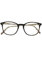 Oliver Peoples lunettes de vue à monture ronde - Marron - thumbnail