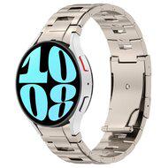 Titanium band met aansluitknop - Titanium kleur - Samsung Galaxy Watch 6 - 40mm & 44mm