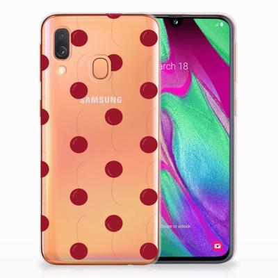 Samsung Galaxy A40 Siliconen Case Cherries