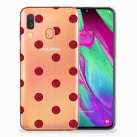 Samsung Galaxy A40 Siliconen Case Cherries