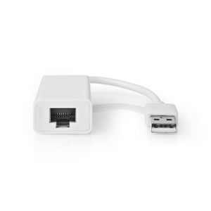 USB 2.0-Adapter | USB-A Male - RJ45 Female | 10/100 Mbit | 0,2 m | Wit