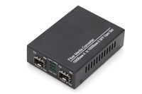 Digitus DN-82133 netwerk media converter 1000 Mbit/s 1550 nm Multimode, Single-mode Zwart - thumbnail