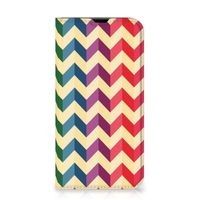 iPhone 13 Pro Hoesje met Magneet Zigzag Multi Color