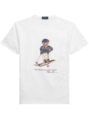 Polo Ralph Lauren Katoenen T-shirt met teddybeerprint - Wit