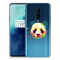 OnePlus 7T Pro Telefoonhoesje met Naam Panda Color