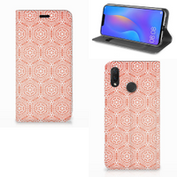 Huawei P Smart Plus Hoesje met Magneet Pattern Orange - thumbnail