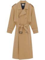 Saint Laurent trench en coton - Tons neutres - thumbnail