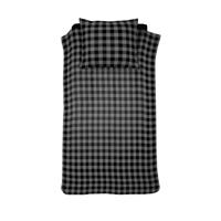 Damai Flanel Dekbedovertrek Timber Flanel Grey 140 x 200/220 + 60 x 70