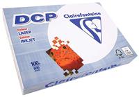 Clairefontaine 1822C Printpapier, DCP, premium kopieerpapier voor kleurintensieve fotoprint, DIN A3, 29,7 x 42 cm, 100 g, 1 rij met 500 vellen, wit