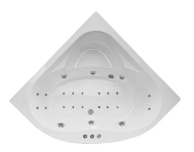 Lambini Designs Palermo Bubbelbad 145x145cm 6+4+2 hydro en 12 aero jets